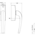 Feronerie termopan: 93 Dimensiuni maner X 505