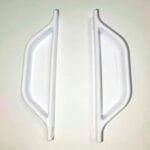 Manere Aplicate Tip D Albe din PVC pentru Plasa Usa si Usa Balcon - MTC
